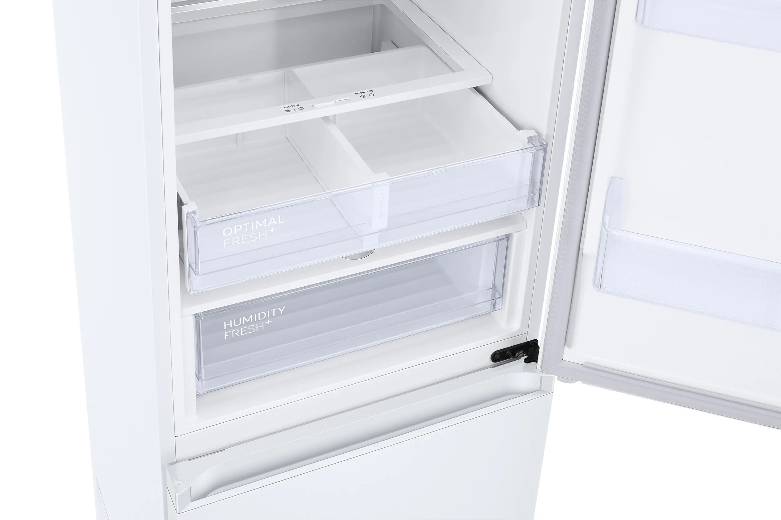 Lodówka Samsung RB38C605CWW Pełny No Frost 203cm Szuflada z kontrolą wilgotności Zdalne sterowanie Biały