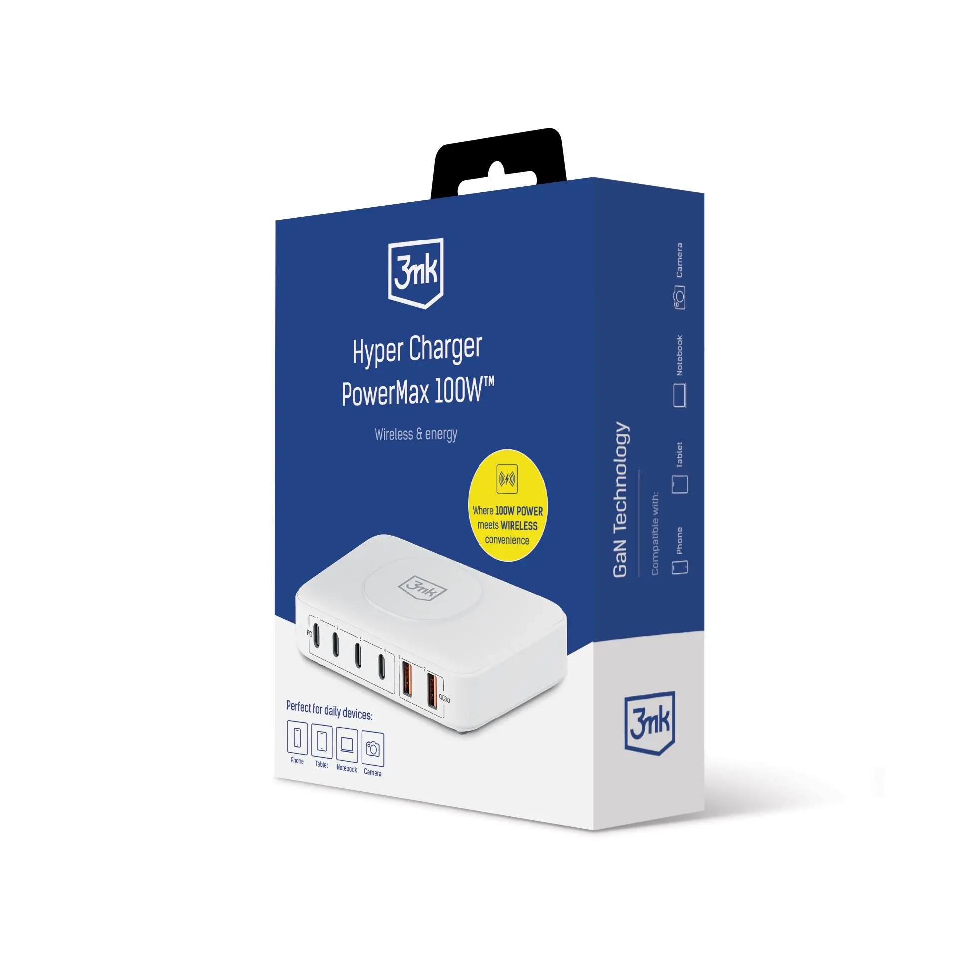 Ładowarka biurkowa 3mk Hyper Charger PowerMax 100W