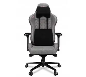 Fotel Yumisu 2050 Tkanina Biurowy do 150kg Jasnoszaro-różowy