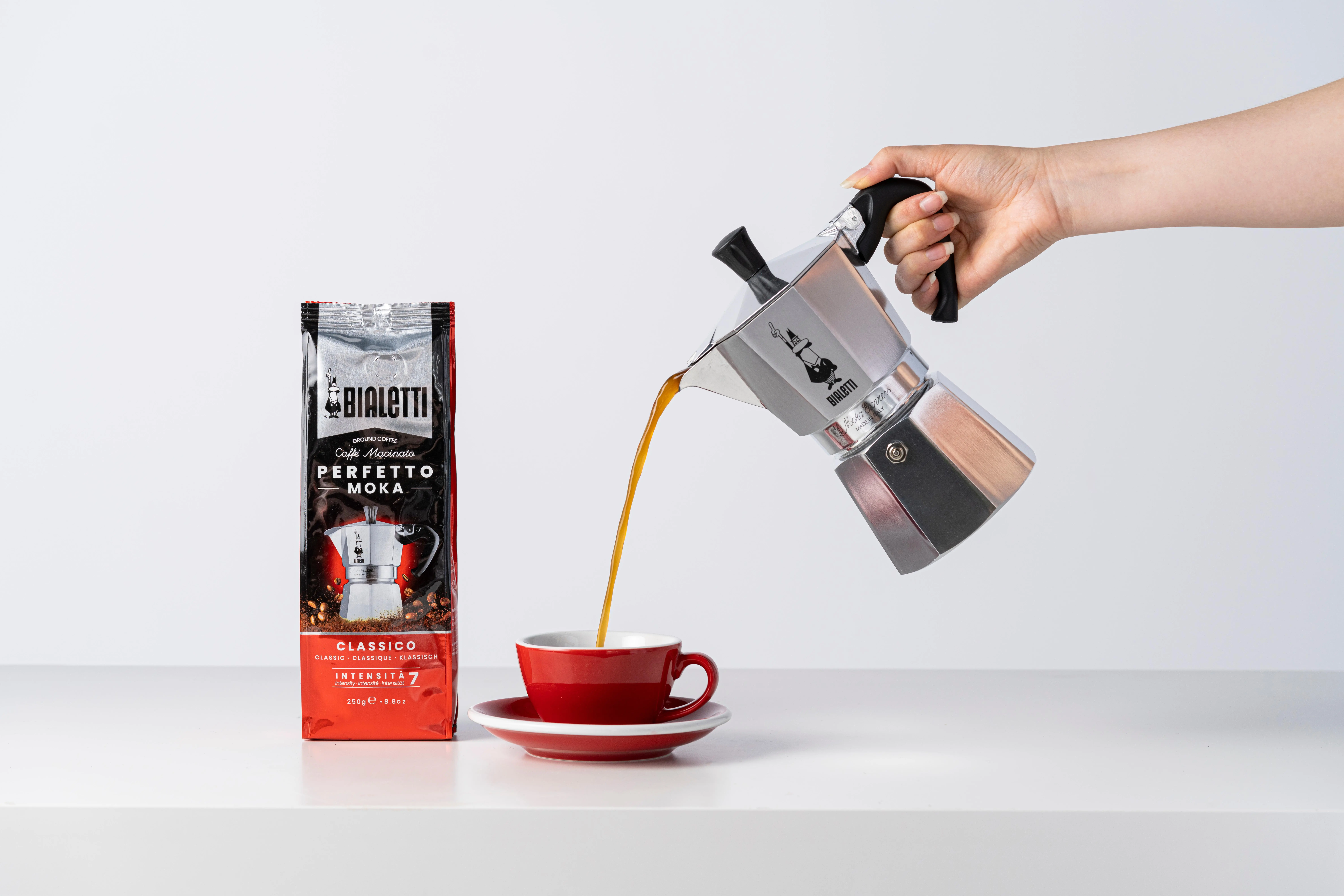 Kawiarka Bialetti Moka Express + kawa 250g 250ml