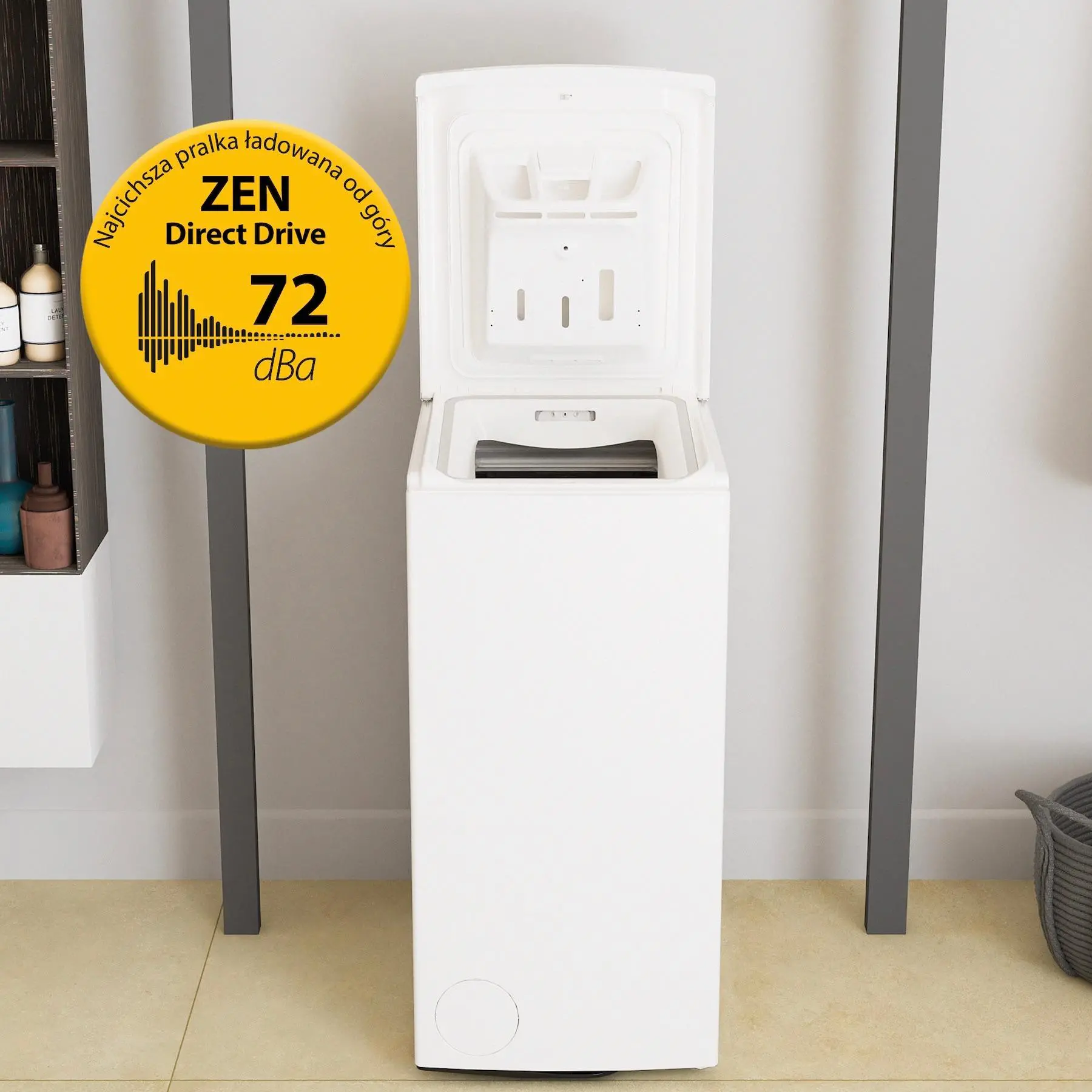 Pralka Whirlpool ETDLR 65342BS PL 6,5kg 1300obr/min
