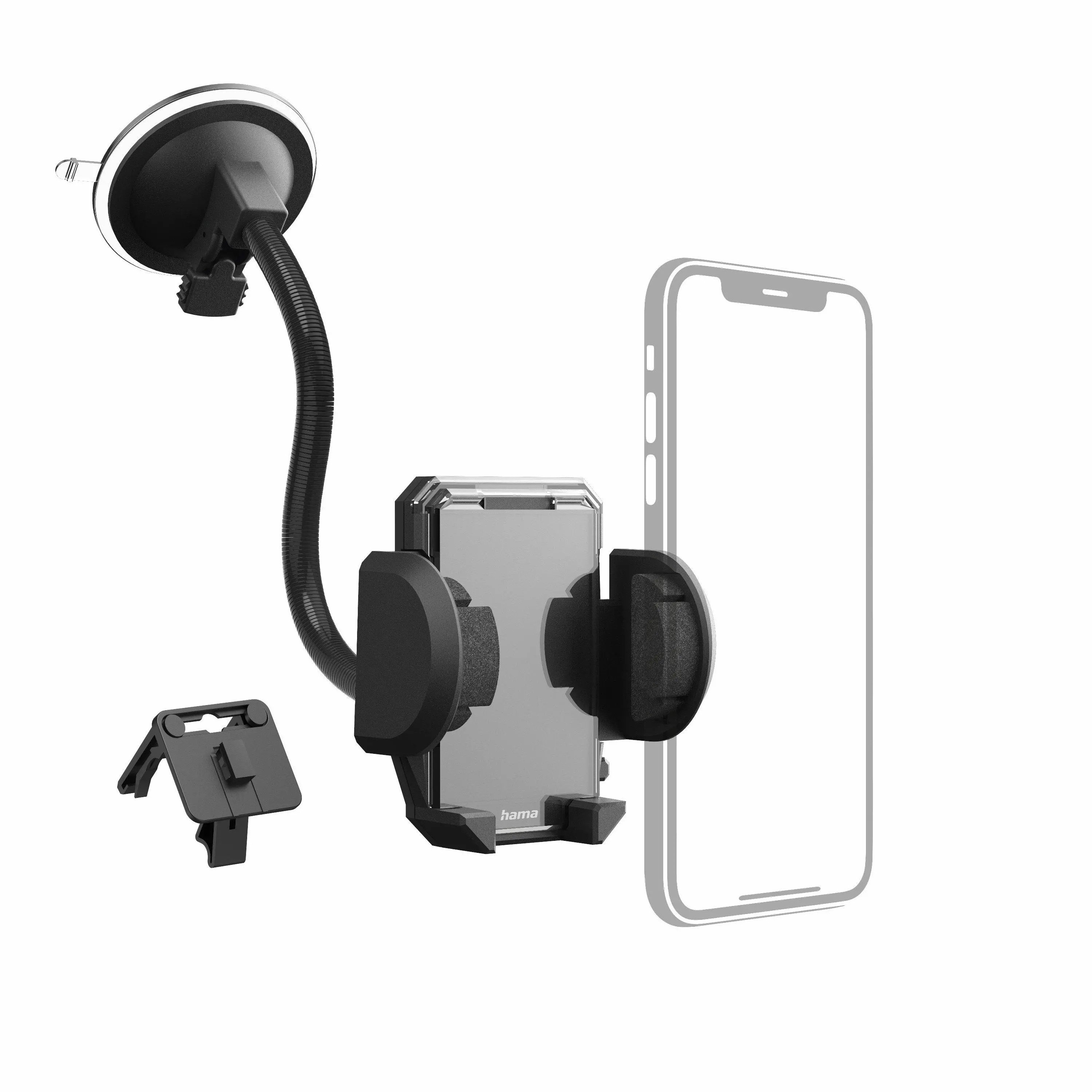 Uchwyt na telefon Hama 201521 Czarny