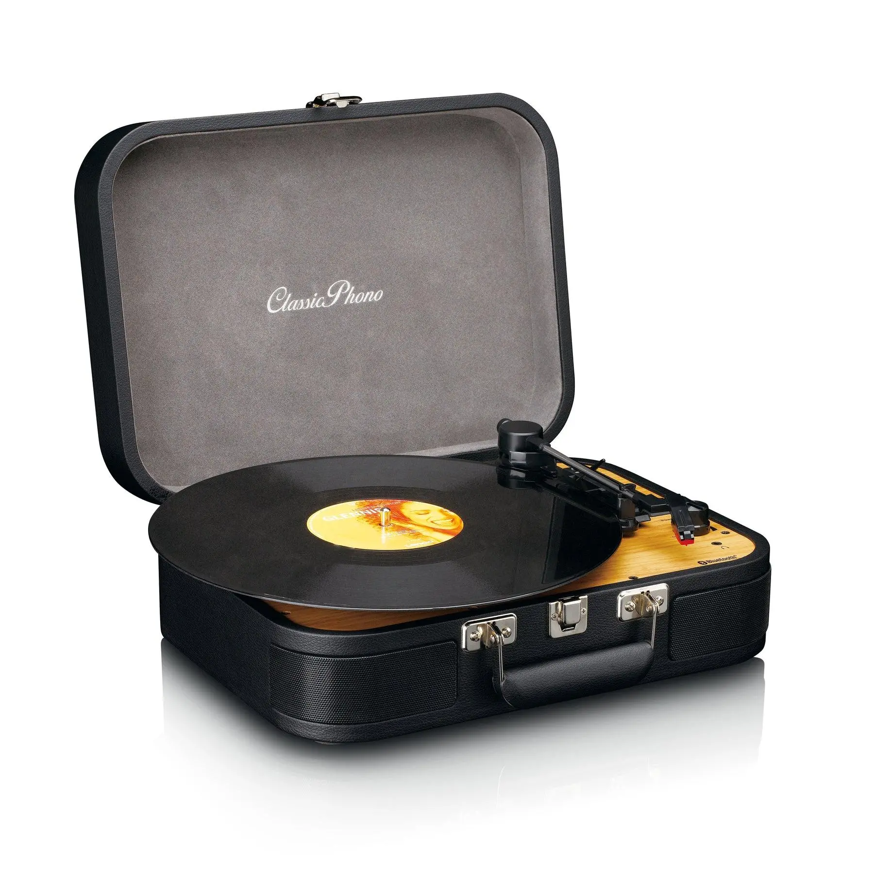 Gramofon Lenco TT-116BK Manualny Napęd paskowy Przedwzmacniacz Bluetooth Czarny