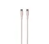 Kabel Puro ICON Soft PUUSBCUSBCICONROSE USB-C do USB-C do 1,5m Różowy