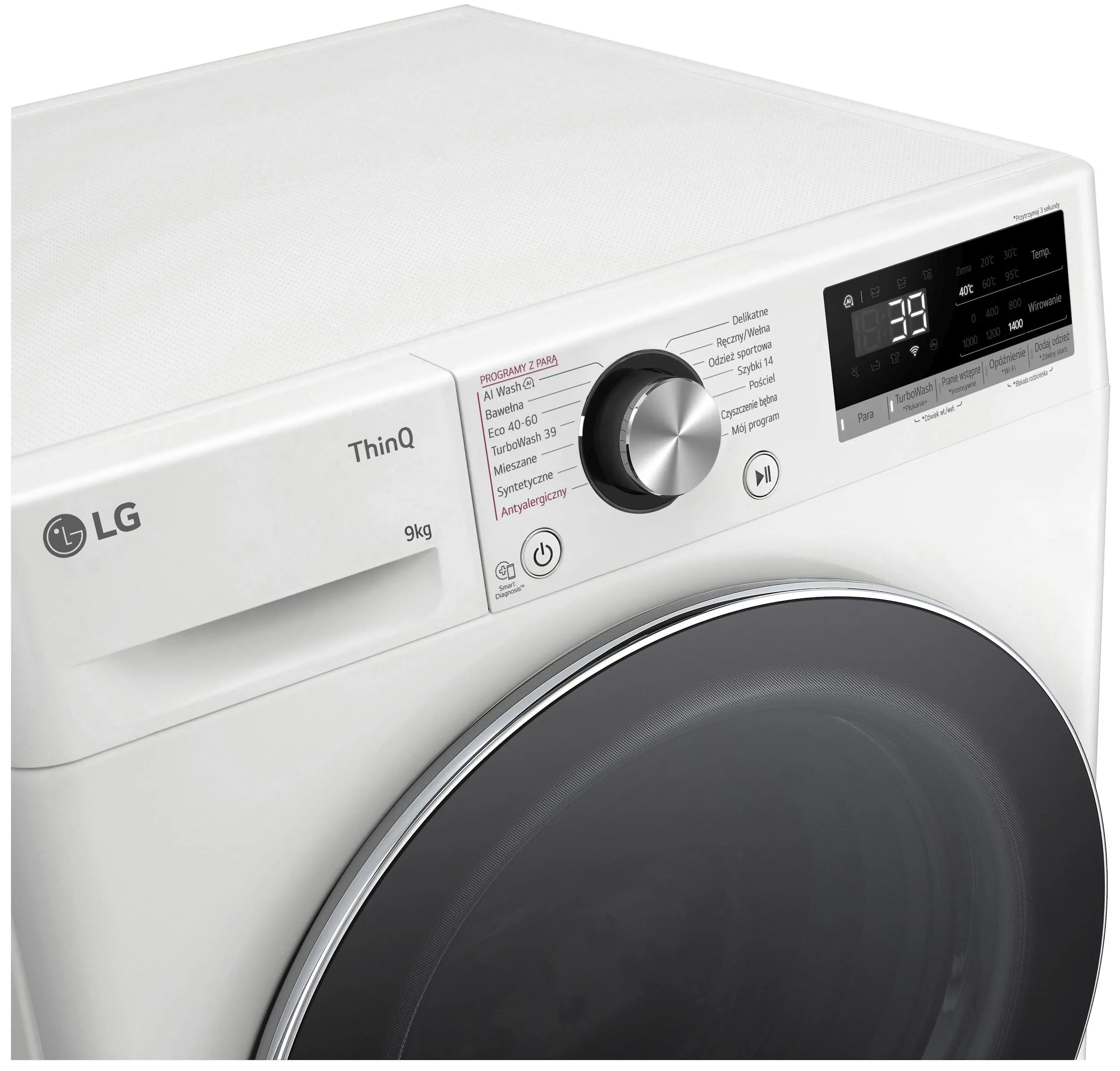 Pralka LG Vivace F4W90722W 9kg 1400obr/min Zdalne sterowanie