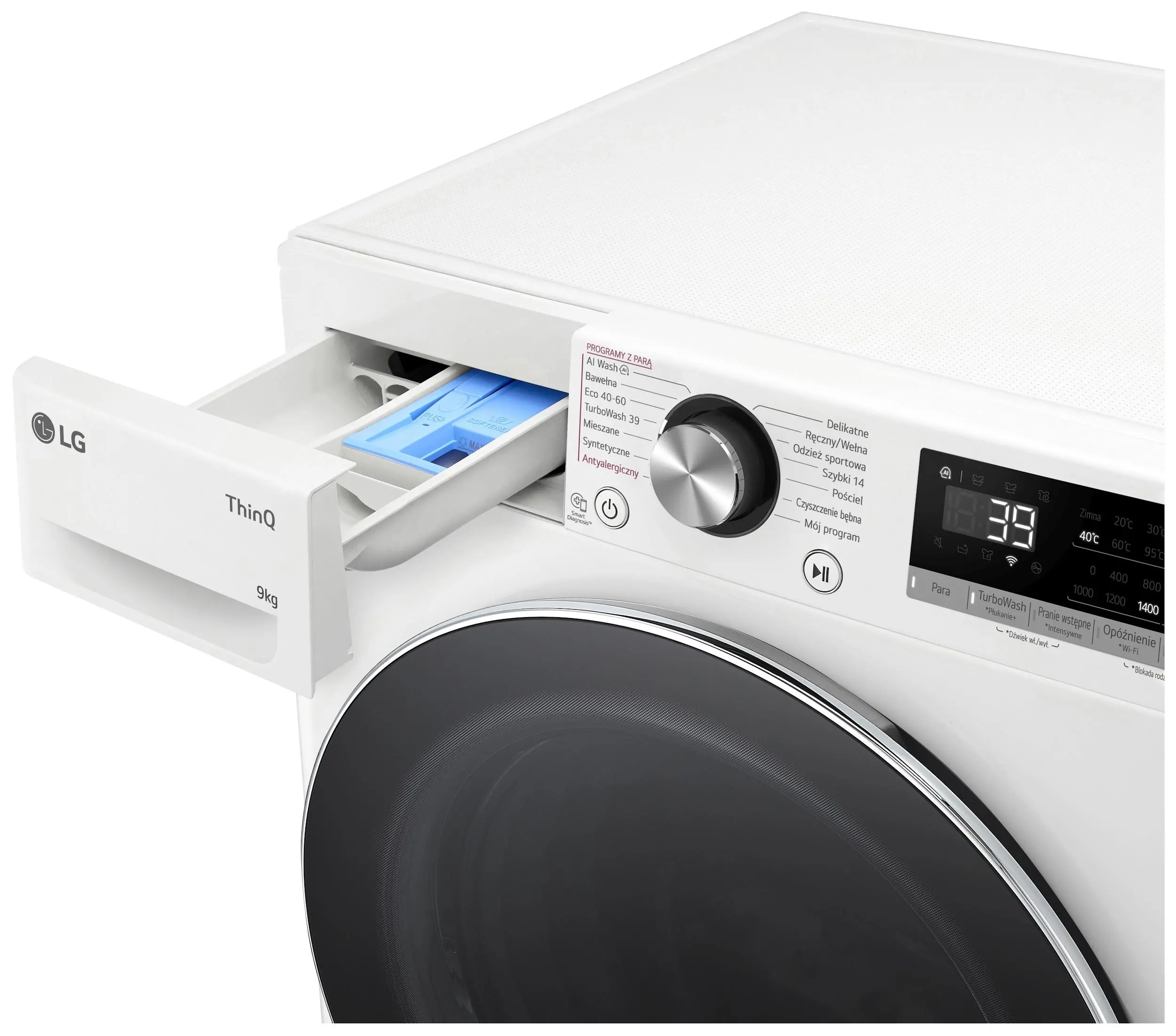Pralka LG Vivace F4W90722W 9kg 1400obr/min Zdalne sterowanie