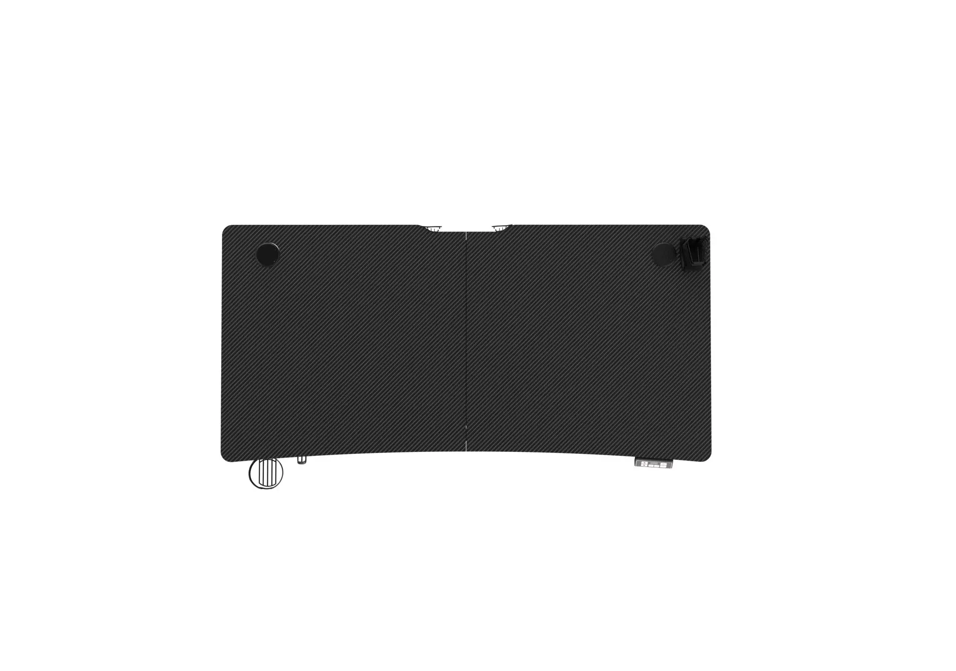 Biurko Ultradesk LEVEL V2 bez podkładki 140cm Regulacja wysokości Czarny