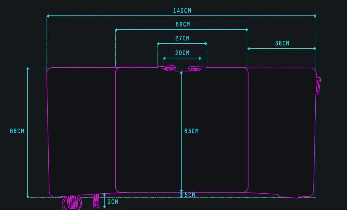 Biurko Ultradesk LEVEL V2 bez podkładki 140cm Regulacja wysokości Czarny