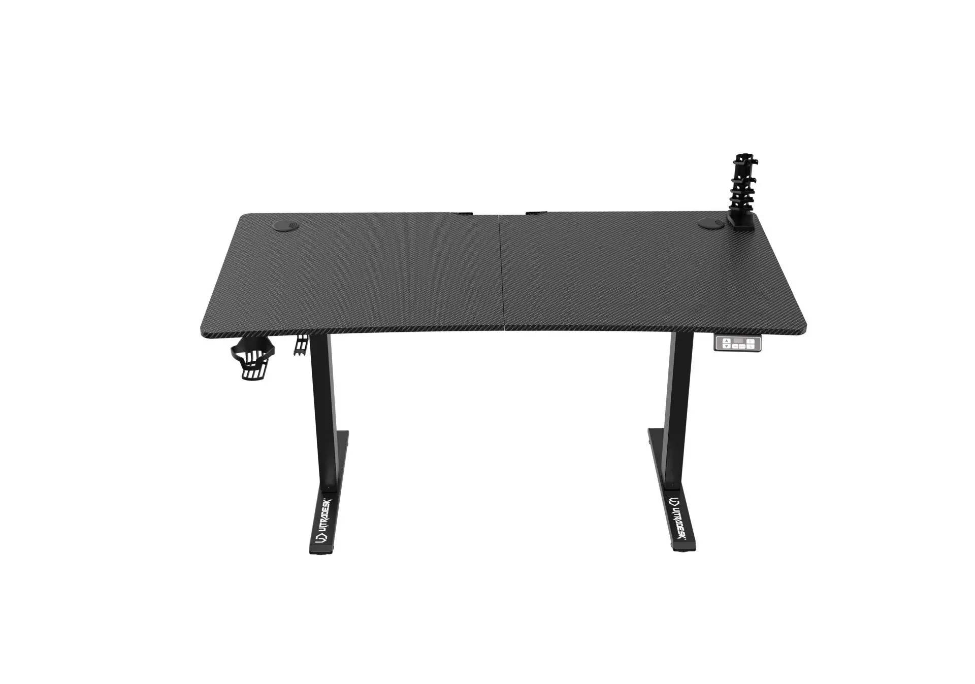 Biurko Ultradesk LEVEL V2 bez podkładki 140cm Regulacja wysokości Czarny