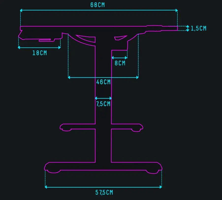 Biurko Ultradesk LEVEL V2 bez podkładki 140cm Regulacja wysokości Czarny