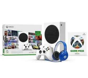 Konsola Xbox Series S 512GB + Game Pass Ultimate 3 m-ce- Słuchawki LucidSound LS15X Niebieski