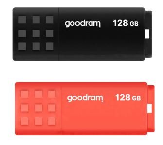 PenDrive GoodRam UME3 Mix Dwupak 2x128GB USB 3.2  Czarno-czerwony