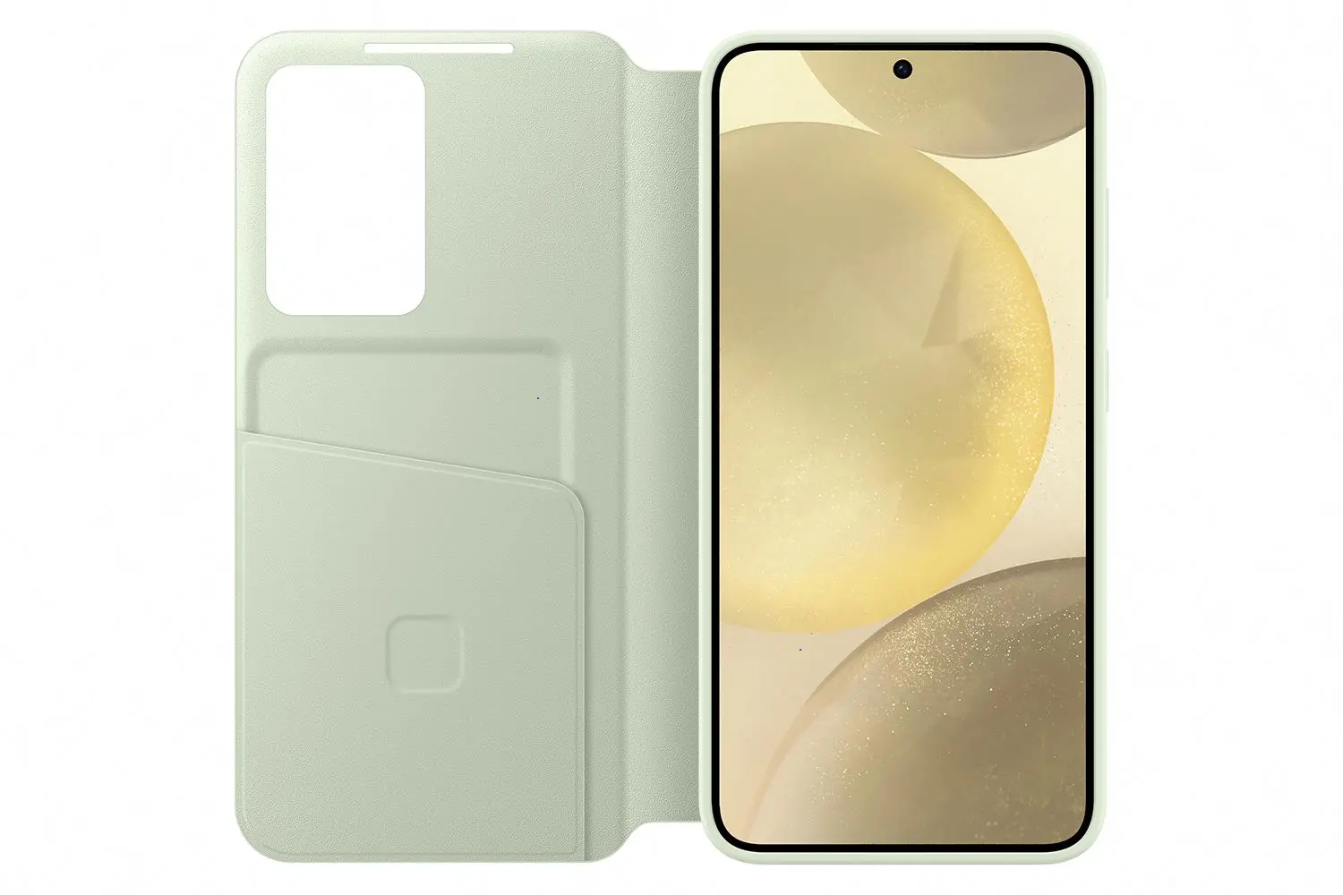 Etui Samsung Smart View Wallet do Galaxy S24 Jasno-zielony
