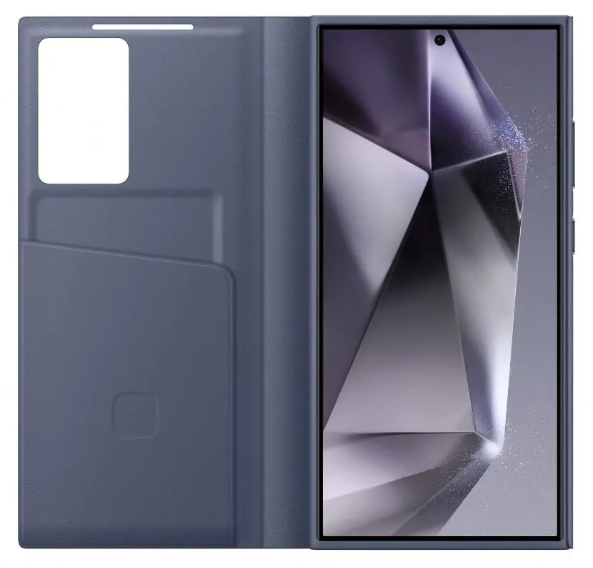 Etui Samsung Smart View Wallet do Galaxy S24 Ultra Fioletowy
