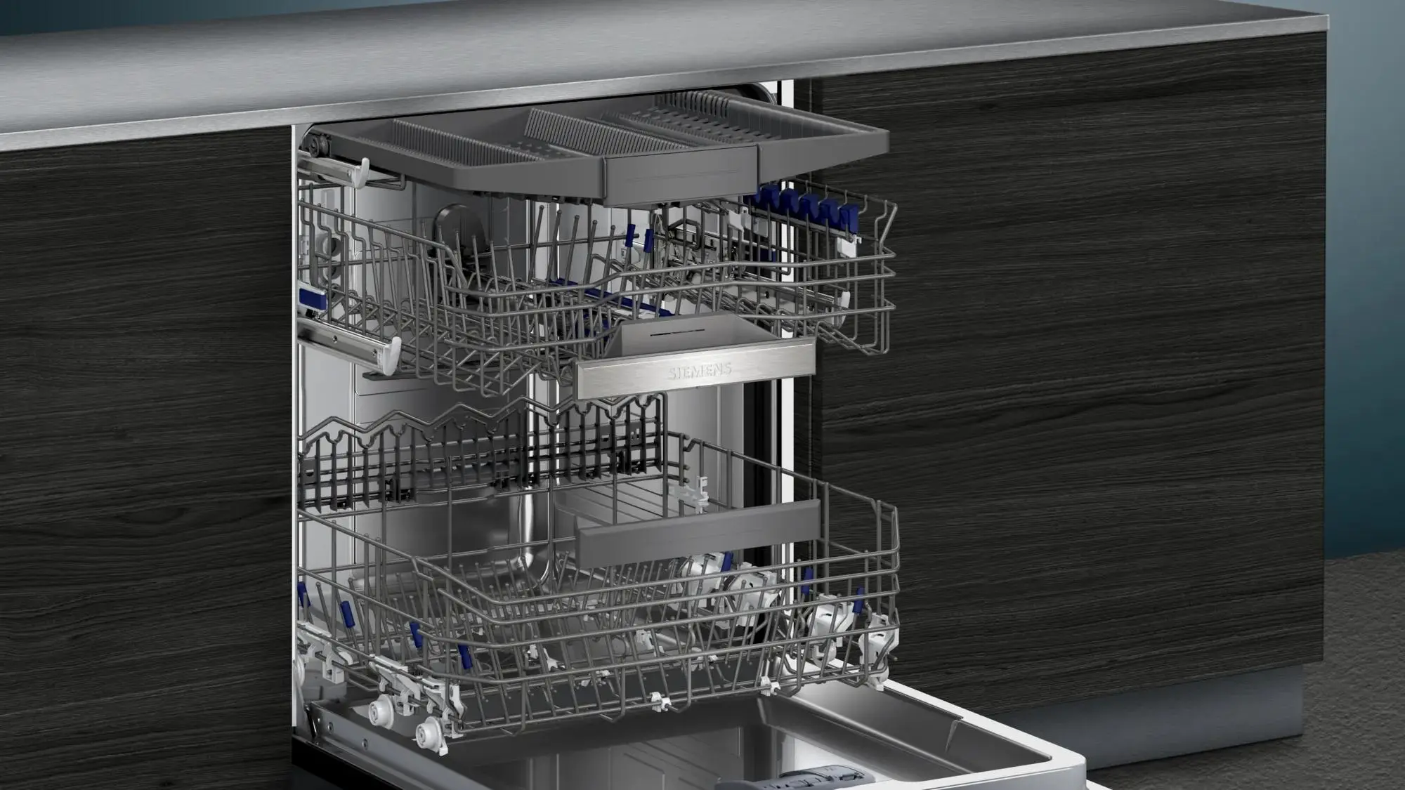 Zmywarka Siemens iQ500 SN55ZS07CE 59,8cm Szuflada na sztućce Zdalne sterowanie