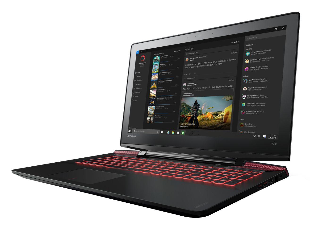 Lenovo Y700-15 15,6" Intel® Core™ i7-6700HQ 16GB RAM  512GB Dysk  GTX960 Grafika Win10