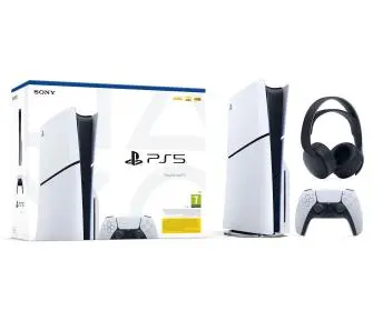 Konsola Sony PlayStation 5 Slim D Chassis (PS5) 1TB z napędem + Słuchawki PULSE 3D Czarny