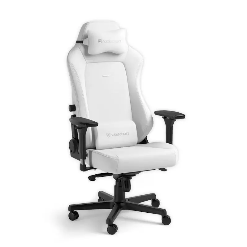 Fotel Noblechairs HERO White Edition Gamingowy do 150kg Skóra ECO High Tech Biały