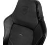 Fotel Noblechairs HERO Black Platinum White Gamingowy do 150kg Skóra ECO Czarno-biały