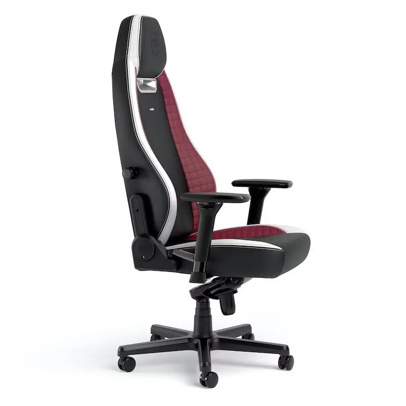 Fotel Noblechairs LEGEND Black White Red Gamingowy do 150kg Skóra ECO High Tech Czarny Biały Czerwony