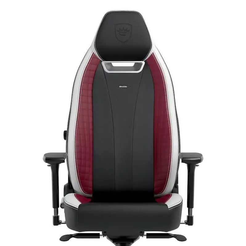 Fotel Noblechairs LEGEND Black White Red Gamingowy do 150kg Skóra ECO High Tech Czarny Biały Czerwony