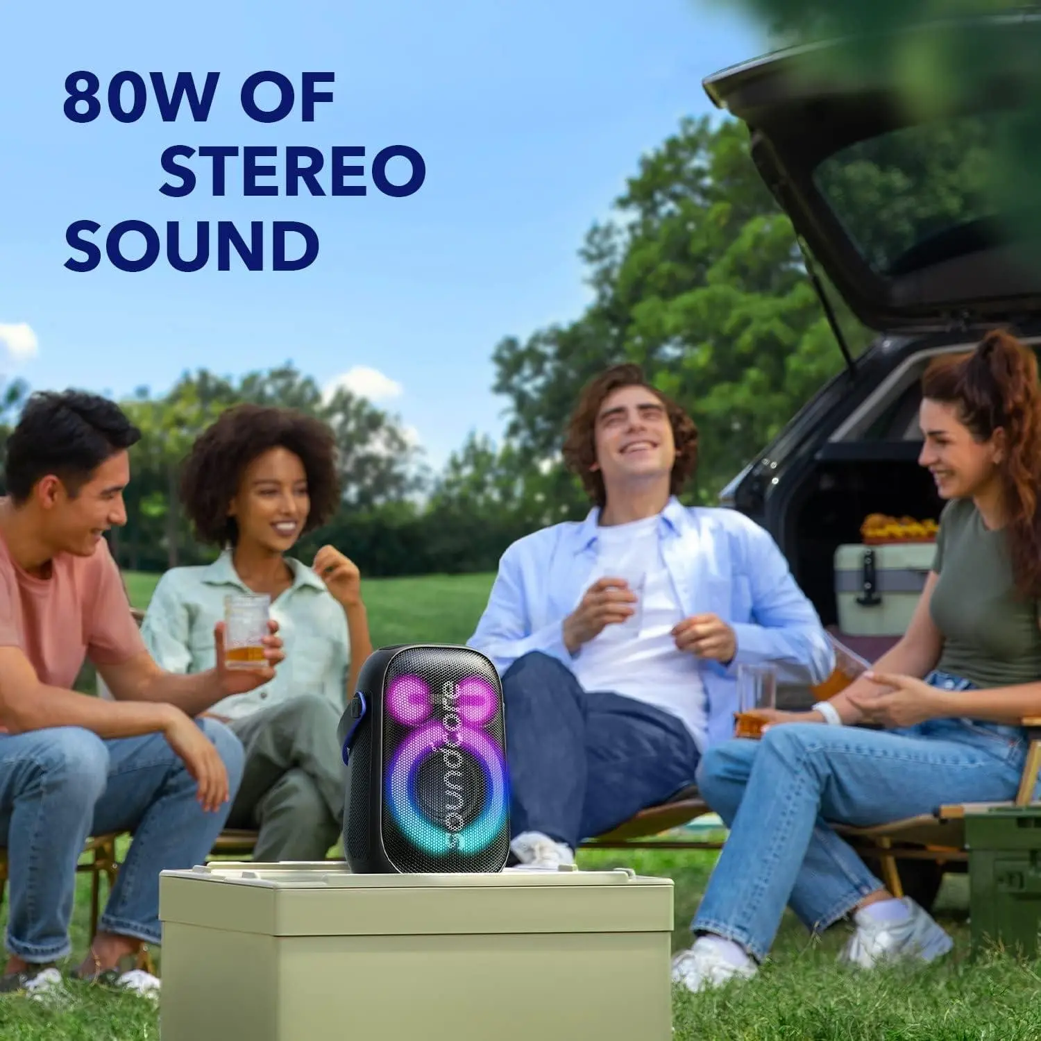 Głośnik Bluetooth Soundcore Rave Neo 2 80W Czarny