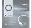 Powerbank VARTA Wireless 15000mAh PASS THROUGH 2xUSB USB-C 20W Biały