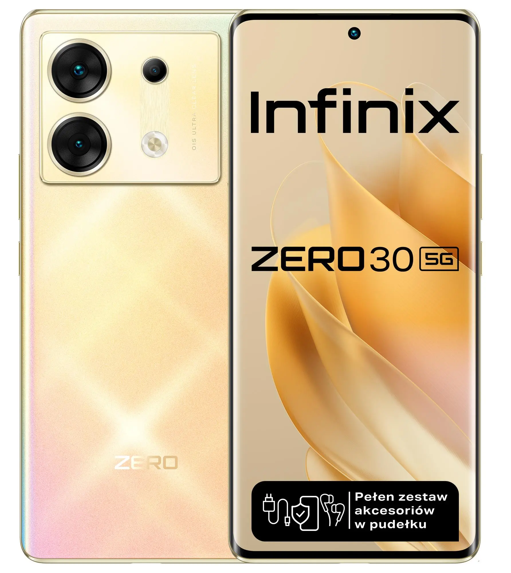 Smartfon Infinix Zero 30 5G 12/256GB 6,78" 108Mpix Złoty