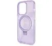 Etui Guess Ring Stand Script Glitter MagSafe GUHMP14XHRSGSU do iPhone 14 Pro Max Fioletowy