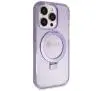 Etui Guess Ring Stand Script Glitter MagSafe GUHMP14XHRSGSU do iPhone 14 Pro Max Fioletowy