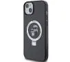 Etui Karl Lagerfeld Ring Stand Karl&Choupettte MagSafe KLHMP14SHMRSKCK do iPhone 14/15/13 Czarny