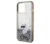 Etui Karl Lagerfeld Liquid Glitter Choupette KLHCP13XLKCNSK do iPhone 13 Pro Max