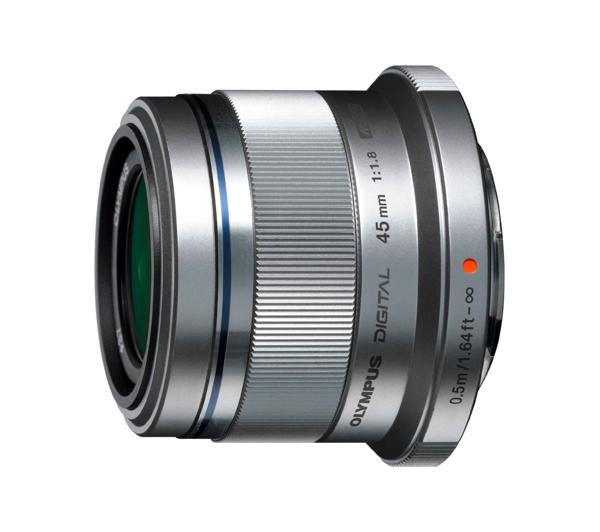 Olympus M.ZUIKO DIGITAL 45 mm f/1.8 (srebrny)