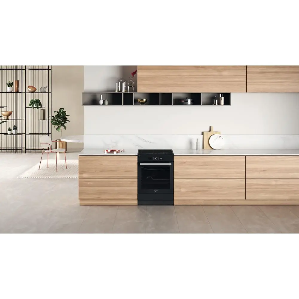 Kuchnia elektryczna Whirlpool WS68IS8APBP/E Piekarnik parowy Termoobieg