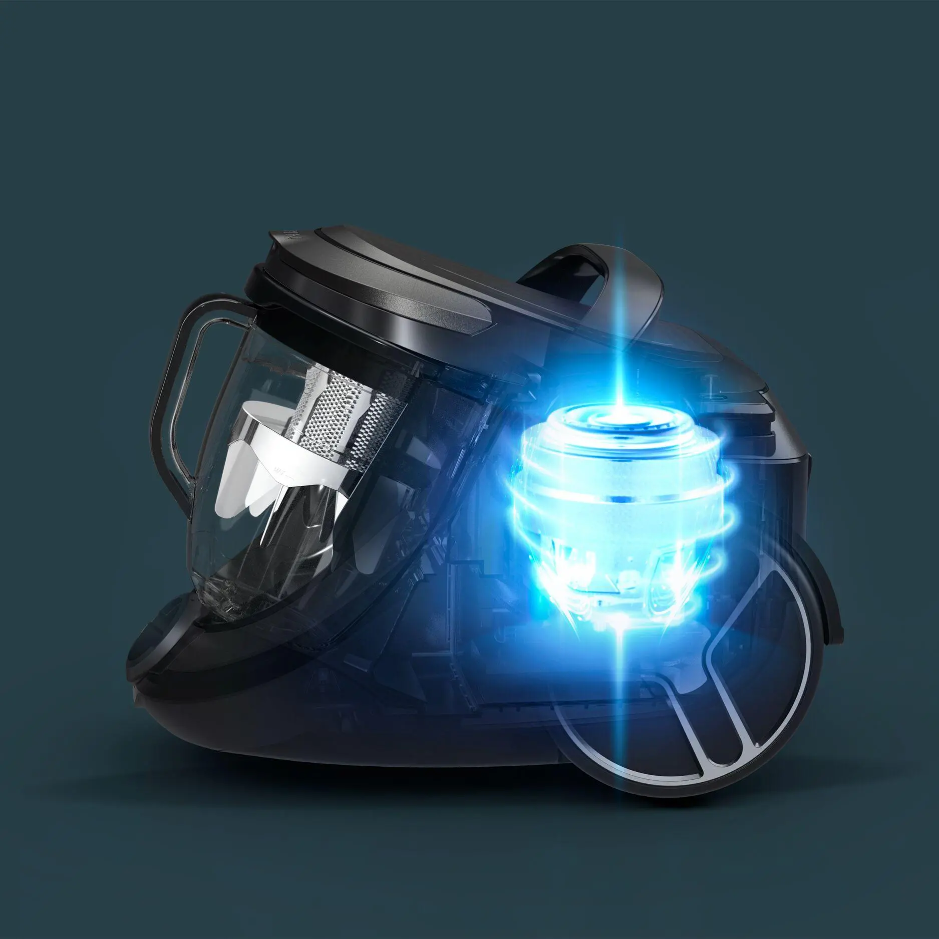 Odkurzacz Tefal Silence Force Cyclonic Effitech TW7976 500W Turboszczotka Mini turboszczotka Szczotka do parkietów