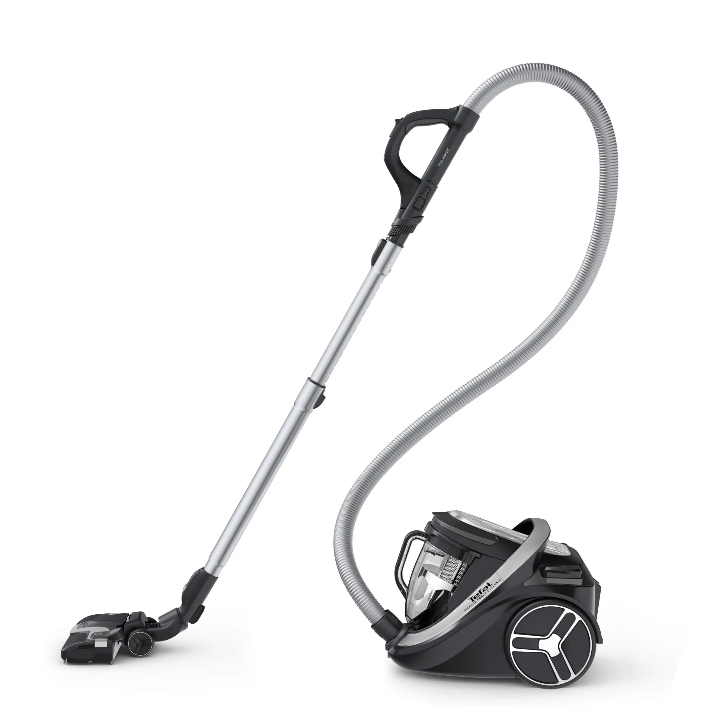 Odkurzacz Tefal Silence Force Cyclonic Effitech TW7976 500W Turboszczotka Mini turboszczotka Szczotka do parkietów