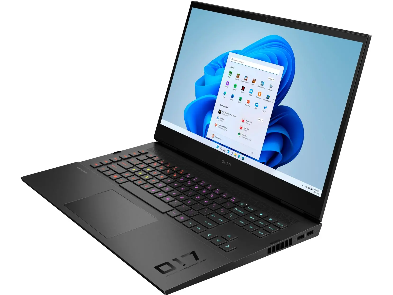 Laptop gamingowy HP OMEN 17-ck2212nw 17,3'' 240Hz i7-13700HX 32GB RAM 1TB Dysk SSD RTX4080 DLSS3 Win11 Czarny