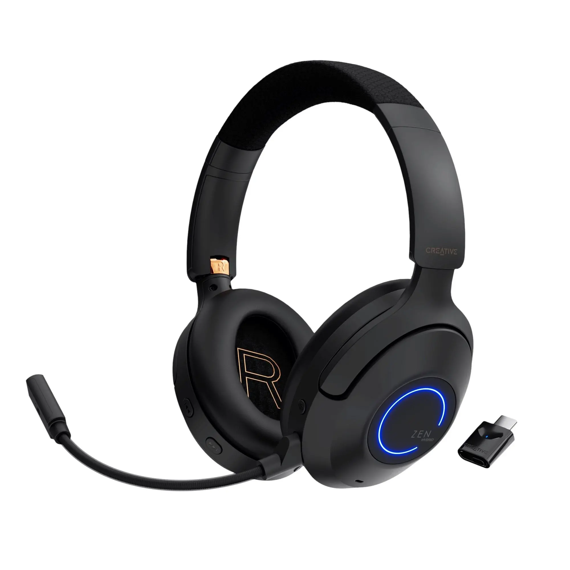Słuchawki bezprzewodowe z mikrofonem Creative Zen Hybrid Pro Classic Nauszne Czarny