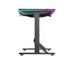 Biurko Ultradesk IRON 2/2 132,5cm Regulacja wysokości Czarny