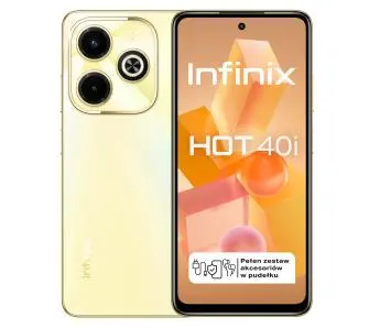 Smartfon Infinix Hot 40i 8/256GB 6,56" 90Hz 50Mpix Złoty