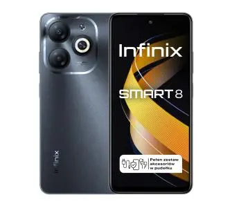 Smartfon Infinix Smart 8 3/64GB 6,6" 90Hz 13Mpix Czarny