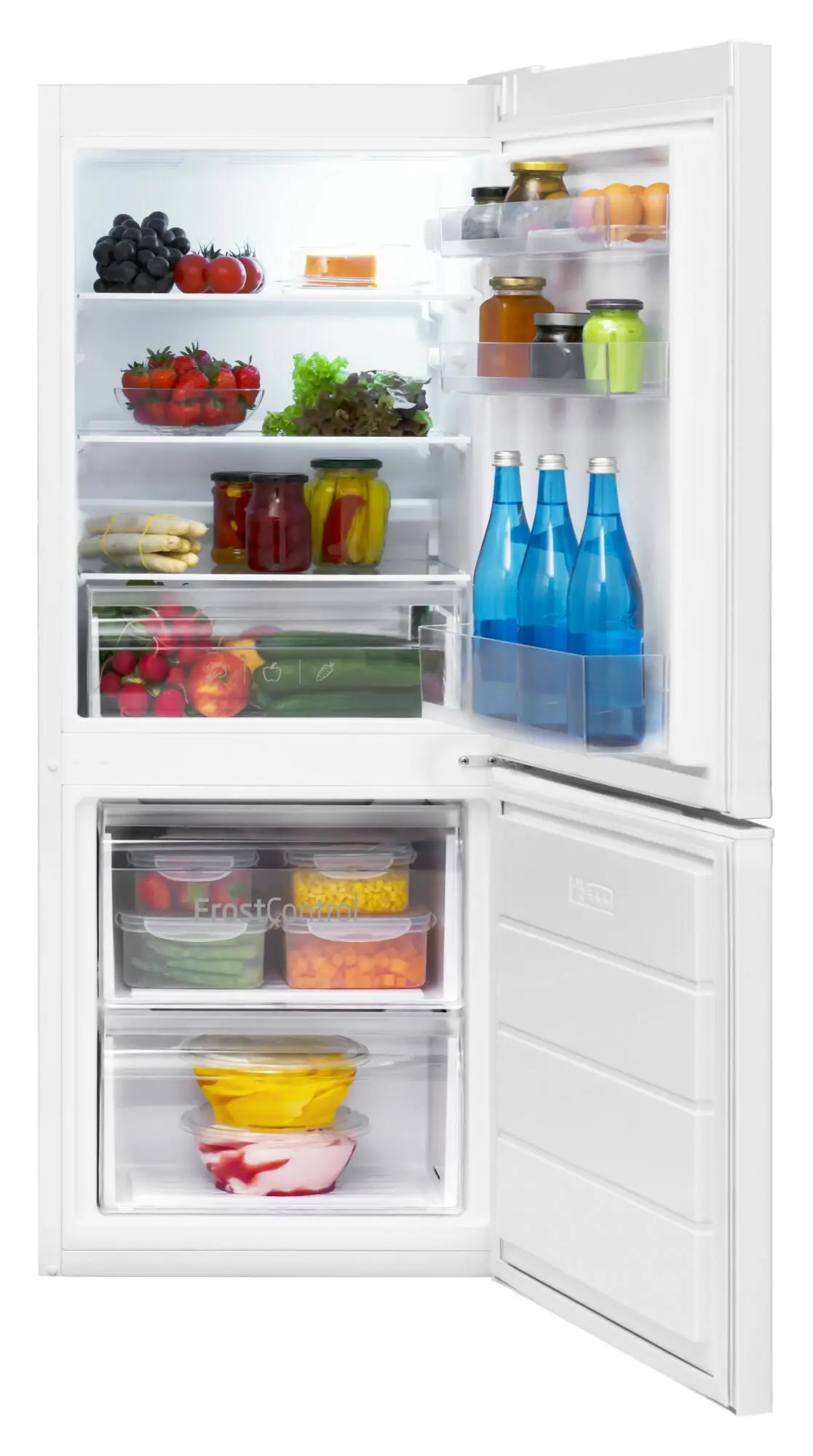 Lodówka Amica FK1815.4U(E) 136cm Biały
