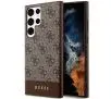 Etui Guess 4G Stripe Collection GUHCS24LG4GLBR do Samsung Galaxy S24 Ultra Brązowy