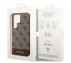 Etui Guess 4G Stripe Collection GUHCS24LG4GLBR do Samsung Galaxy S24 Ultra Brązowy