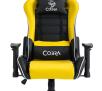 Fotel Cobra Rebel CR201 Gamingowy do 130kg Skóra ECO Żółto-czarny