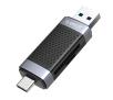 Czytnik kart Orico CD2D-AC2-BK-EP SD/microSD USB-A-USB-C 2.0 Czarny