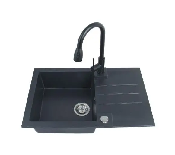 Мийка Alveus Rock 130 Onyx + змішувач 4203005PRIM Onyx