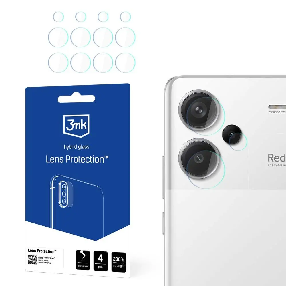 Szkło hybrydowe 3mk Lens Protection do RedmiI Note 13 Pro+