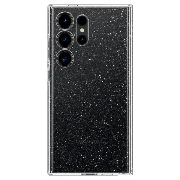 Etui Spigen Liquid Crystal ACS07285 do Galaxy S24 Ultra Przezroczysty-brokat
