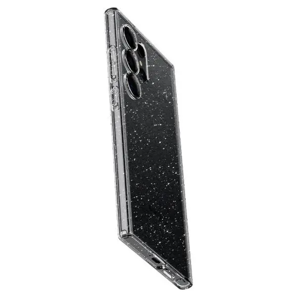 Etui Spigen Liquid Crystal ACS07285 do Galaxy S24 Ultra Przezroczysty-brokat